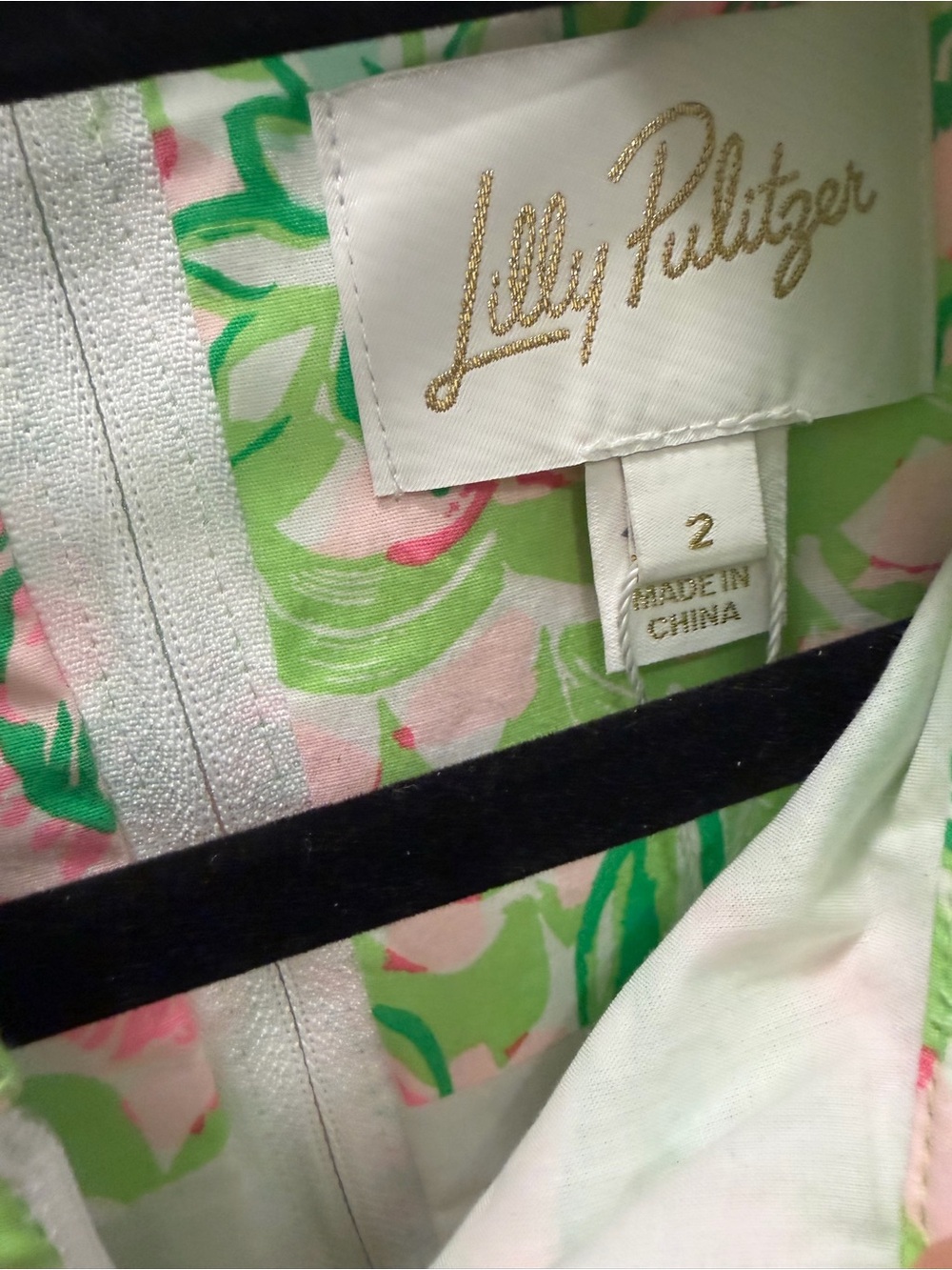 Lilly Pulitzer Shealyn 3/4
Sleeve Maxi Caftan Lime Feelin 2 - Picture 4 of 4